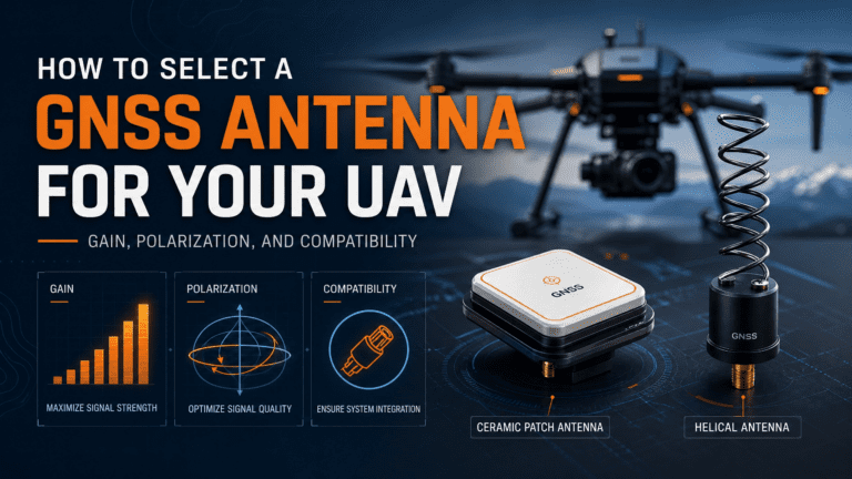 How to Select a GNSS Antenna for Your UAV