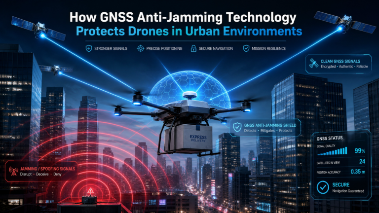 GNSS anti-jamming drone urban