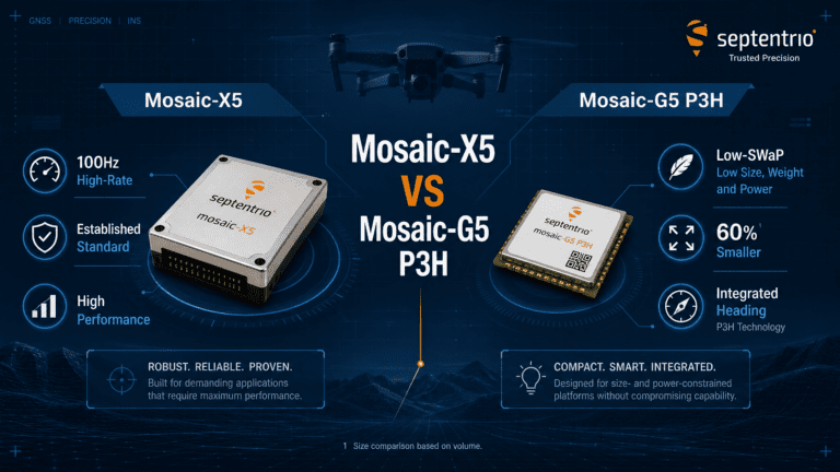 Septentrio vs u-blox F9P: GNSS Receiver Comparison for Drone Manufacturers