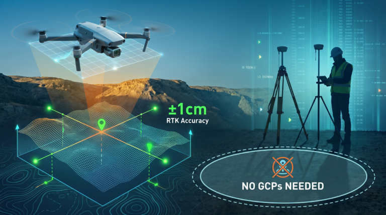 UAV Mapping RTK Accuracy Without GCPs: Case Study & Results