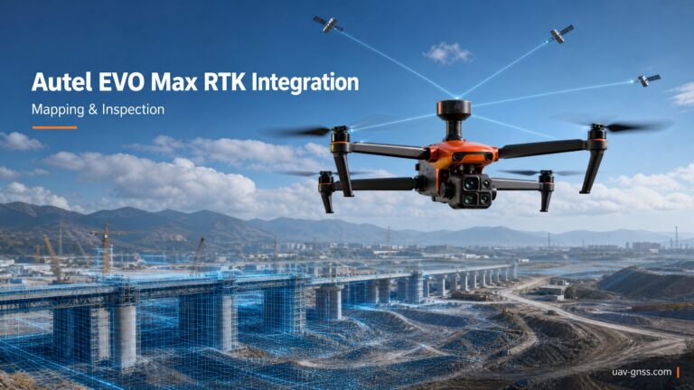 Autel EVO Max External GNSS Receiver: RTK Integration for Mapping and Inspection