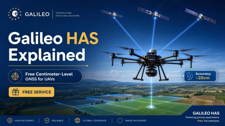 Galileo HAS Explained: How Free Centimeter-Level GNSS Benefits UAVs