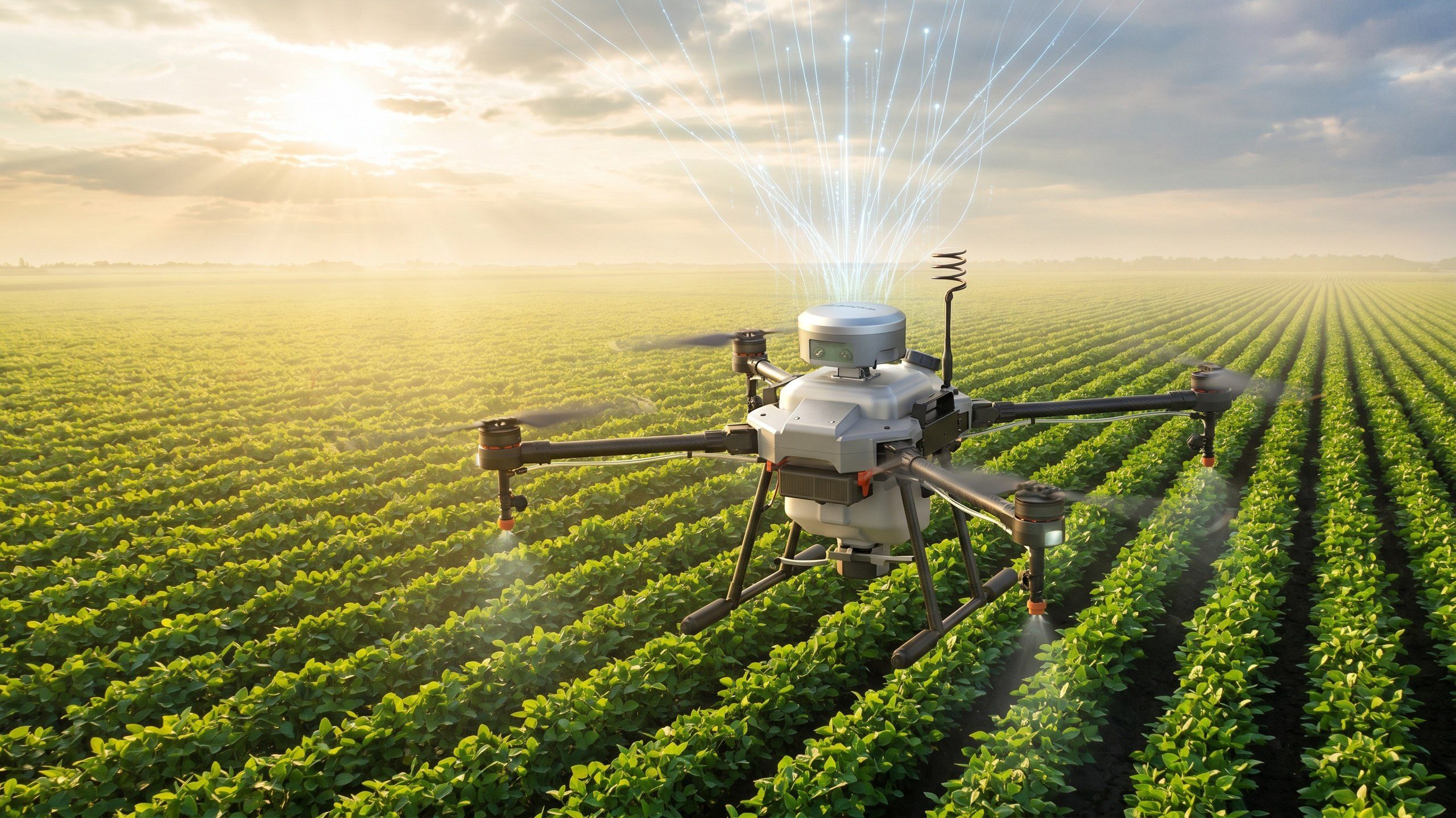 Septentrio GNSS receiver for precision agriculture drones