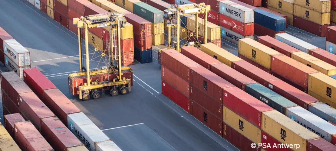 Container terminal yard